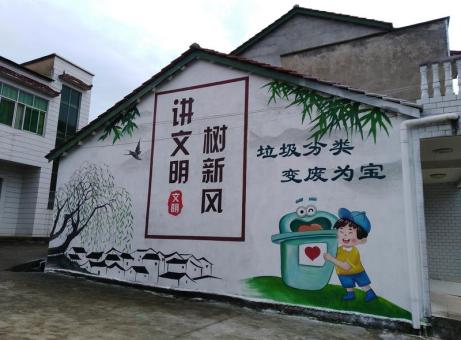 泗洪墙绘是现在流行的墙体广告