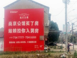 泗洪墙体广告在乡镇、农村市场的媒体优势