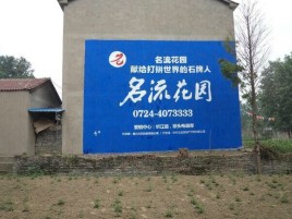 泗洪农村墙体广告的长尾效应