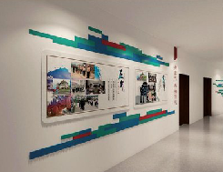 泗洪企业文化墙用什么材料好？