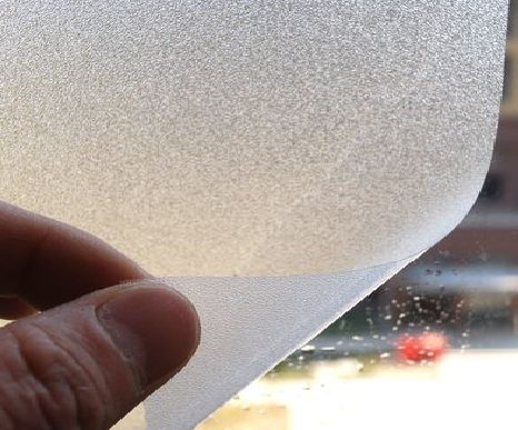 泗洪玻璃门外面粘广告用什么材料好？