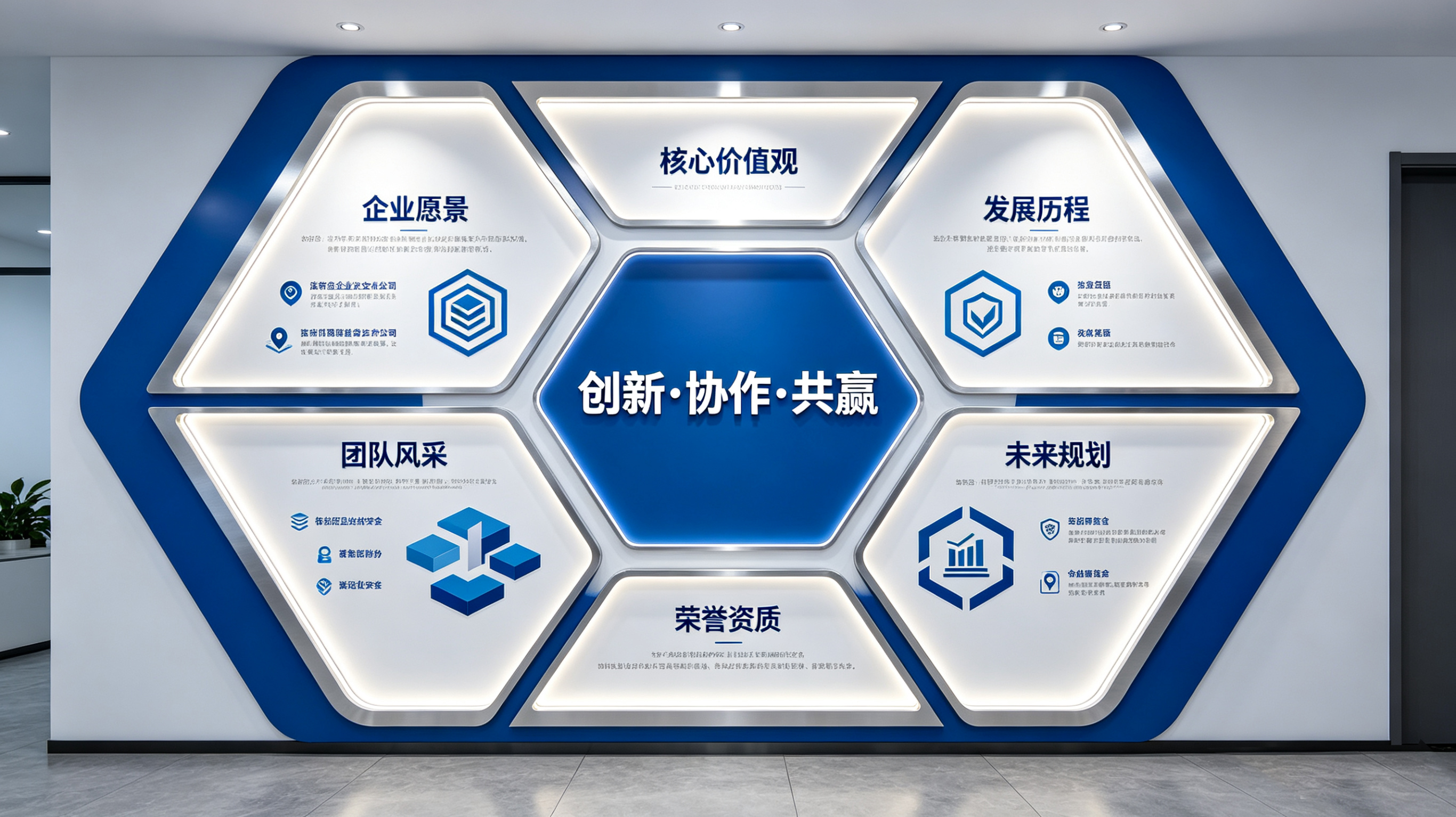 泗洪企业文化墙六边形避坑指南（新手常犯5个错误）